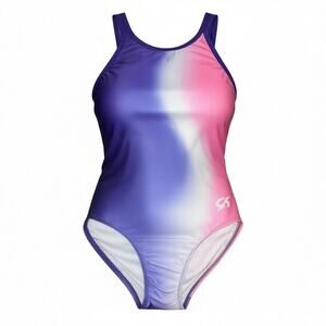 GK Paint The Sky Child Large Tank Leotard EUC